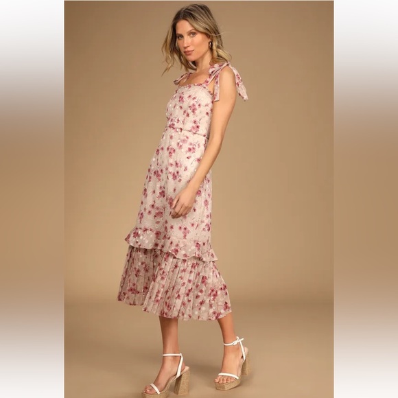 Lulus Midi Dress - Picture 2 of 8